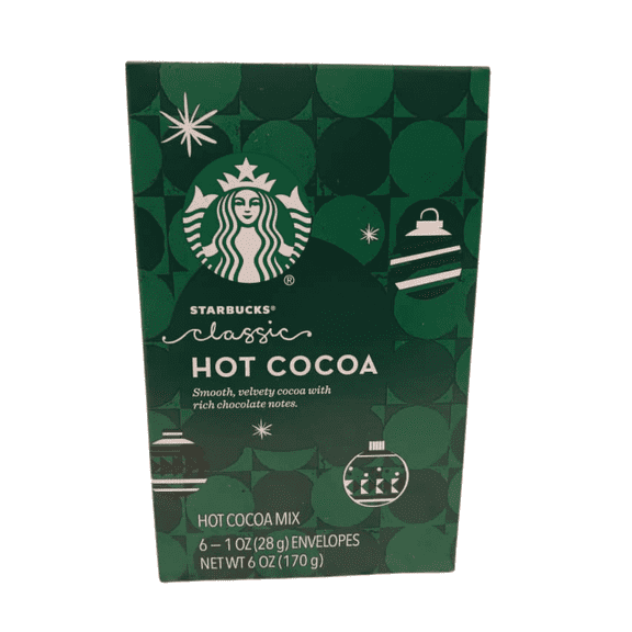 Classic Chocolate Hot Cocoa Mix, Rich Creamy, 6 Envelopes, 6 oz