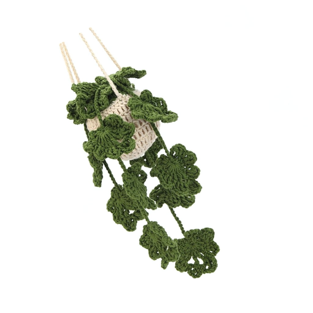 Crochet Kits Hanging Potted Plant Crochet Material with Yarn Crochet Hooks DIY Crochet Starter Kits for Beginners Adults