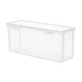 thumbnail image 1 of jifeng Bread Box Bagel Storage Bin Transparent for Kitchen Countertop 30x10.5x13cm, 1 of 9