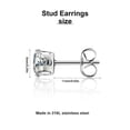 thumbnail image 3 of RSKK Zircon Small Earrings Stud Earrings for Women Earrings Set 12 Pairs Value Packaging, 3 of 8