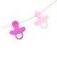 thumbnail image 5 of Lindo chupete Bunting Banner Baby Shower Bautizo Decoración colgante Niño Rosado Macarena banderines para baby shower, 5 of 8