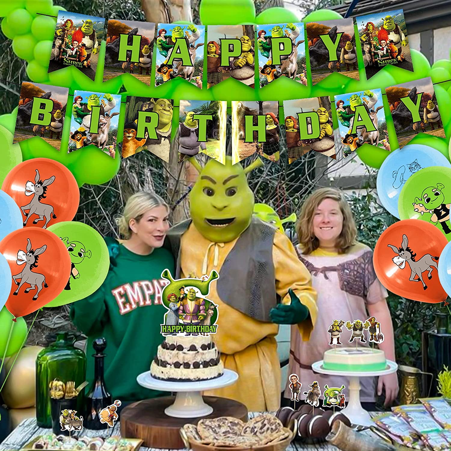 Shrek Birthday Party Supplies,Birthday Party for Shrek,Shrek Party Decorations Theme Birthday