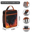thumbnail image 3 of Starry Night Insulated Lunch Bag Box Student Reusable Lunch Bag Lightweight Lunch Tote Portable Bag Picnic Travel, 3 of 6