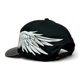 thumbnail image 4 of VAGO WHITE ANGELS Gorra Visera Curva Negra Imitación Piel, 4 of 4