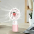 thumbnail image 6 of Personal Fans Portable Rechargeable, Portable Fan Usb Rechargeable Mute Small Fan Wholesale Student Desktop Handheld Outdoor Portable Fan Outstanding Performance, 6 of 6