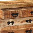 thumbnail image 5 of vidaXL Sideboard with 3 Drawers 80x30x65 cm Solid Rough Wood Mango, 5 of 5