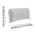 thumbnail image 3 of CaiYueKe Office Chair Back Cover Elastic Mesh Chair Headrest Cover Stretchable Dust Protection Sleeve for Home Office Desk Computer Boss Chair Half-Cover Armless Protector Easy to Clean, 3 of 7
