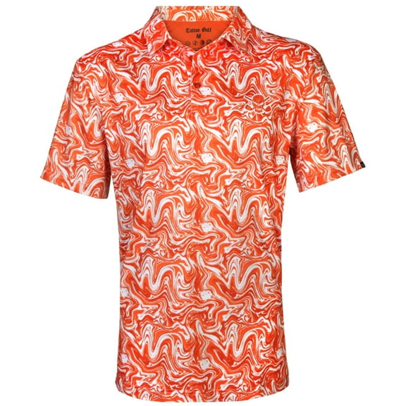 Stryker Cool-Stretch Men's Golf Shirt (Orange)
