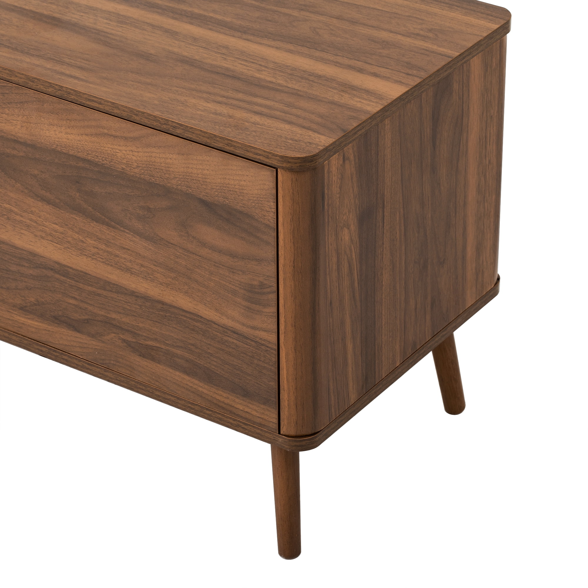 Homy Casa Living Room TV Stand, Entertainment Media Console with Practical Storage
