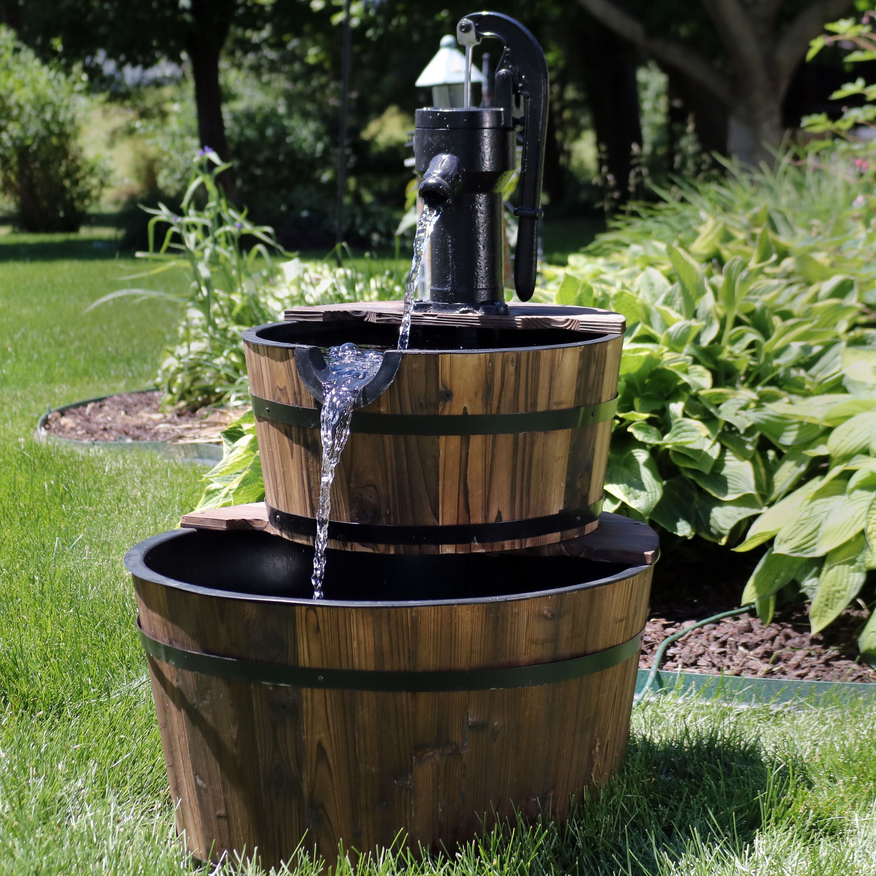 unique water fountains for garden 8 gardenideasunique outdoor water on rustic outdoor fountains