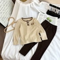 thumbnail image 3 of MEZZALL Kid's Autumn Winter Homewear Boys Girls Cartoon Printed O-Neck Long Sleeve T Shirt Long Pants Pajamas Sets Suits Children's Clothing Fashionable Sleepwear, 3 of 3