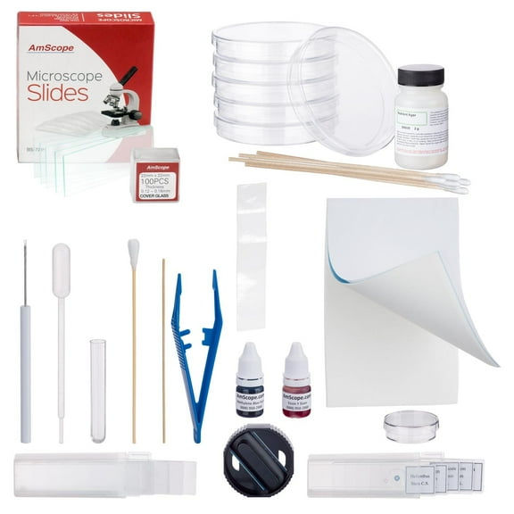 AmScope Compound Microscope Accessory Kit: Preparation and Culturing