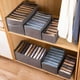 thumbnail image 4 of Cajas de Cajones para Pantalones Vaqueros 6 Uds. Cajas de Almacenamiento para Camisetas Organizador Armario Cajones Organizador 7 Rejillas S, 4 of 5