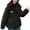 a36-black fall coats for women, variant on UPPADA Womens Winter Quilted Jackets Trendy Long Sleeve Full Zip Puffer Jacket Coats with Pockets Winter Jacket Woman Plus Size Beige,L