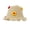 Apricot, variant on Knit Flower Bucket Hat for Woman Breathable Color Matching Weaving Wavy Brim Bucket Hat Teens Fisherman Cap