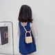 thumbnail image 5 of Bolsos Cruzados Niños PU Mini Messenger Bag Lady Casual Flap Crossbody Bag (Caqui), 5 of 5