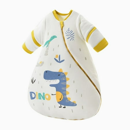 

Baby Sleeping Bag One-piece Pajamas Anti-kick Blanket Swaddling New Cute Zebra Thick In Autumn And Winter Long Sleeve