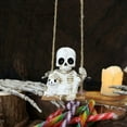 thumbnail image 5 of JoyMoreHome Halloween Resin Skeleton Swing Ornament, Hanging Decor for Tree Wall Garden Door, Spooky Fun Festival Decor Prop, 5 of 9
