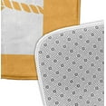 thumbnail image 3 of Simply Daisy 24" x 17" Plush Microfiber Yellow Nautical Knot Bath Mat, 3 of 3