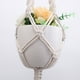 thumbnail image 4 of Bolsa de malla para macetas de horticultura, tejida a mano, creativa bolsa de malla para colgar plantas verdes, cesta colgante de pared de cuerda de algodón de estilo nórdico, 4 of 6