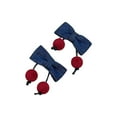 thumbnail image 6 of Elegant Sweet Cherries Bowknot Hair Clip For Little Girl Comfortable Hair Bows Hair Styling Accessory For Various Occasion, 6 of 8