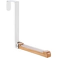 thumbnail image 1 of Over Door Hanger,Retractable Over The Door Hook,Clothes Coats Hanging Rack,White, 1 of 1