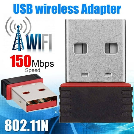 Mini USB WiFi Dongle 802.11 B/G/N Wireless Network Adapter for Laptop PC (Best Dongle For Pc)