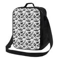 thumbnail image 1 of Balery Black White Halloween Caja de Almuerzo y Bolsa de Almuerzo para Hombres y Mujeres, Bolsa de Almuerzo Reutilizable con Gran Capacidad, Bolsa de Almuerzo Aislada, 1 of 7