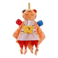 thumbnail image 4 of Manta para apaciguar el sueño.,Manta de seguridad para bebé con etiquetas de juguete,Juguete sensorial Confort Apaciguar Toalla Lovey Soft,Manta linda Manta de peluche,Toalla tigre naranja, 4 of 10