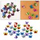 thumbnail image 1 of 30pce mariposa Push Pin Cola Corkboard Tack Pasador de corcho, 1 of 8