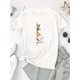 thumbnail image 2 of Camiseta De Mujer Ligera Y Suave VeranoVacation Ready] Women's Cute Cat Graphic Tee - Casual Round Neck Short Sleeve T-Shirt, Soft Polyester Blend, Playful Animal Print, Perfect for Summer OutfitsFa, 2 of 6