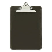 Universal UNV40306 1.25 in. Clip Capacity 8.5 in. x 11 in. Plastic Clipboard with High Capacity Clip - Translucent Black