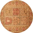 thumbnail image 1 of Ahgly Company Indoor Round Persian Orange Traditional Area Rugs, 8' Round, 1 of 1