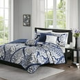 thumbnail image 2 of Madison Park Vienna Coverlet Set, Indigo, 2 of 4