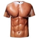thumbnail image 3 of Camiseta 3d para hombre, camiseta con músculos simulados para culturismo, músculos del pecho-- BmatwkZeng Bmatwe Jersey, 3 of 4
