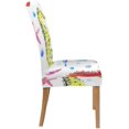 thumbnail image 3 of RYLABLUE Seahorse Shell Starfish and Bubbles Stretch Chair Cover Protector Seat Slipcover for Dining Room Hotel Wedding Party Set of 6, 3 of 5