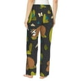 thumbnail image 3 of Sigee Funny Sloths In The Forest Print Women's Soft Pajama Pants - Breathable and Comfortable Lounge Sleep Bottoms with Elastic Waistband and Pockets-XX-Large, 3 of 9