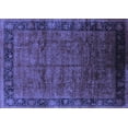 thumbnail image 1 of Ahgly Company Indoor Rectangle Oriental Blue Industrial Area Rugs, 2' x 4', 1 of 4