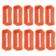 thumbnail image 1 of Soporte de hebilla de silicona Zulema para correas de reloj 20mm naranja 10 piezas, 1 of 7