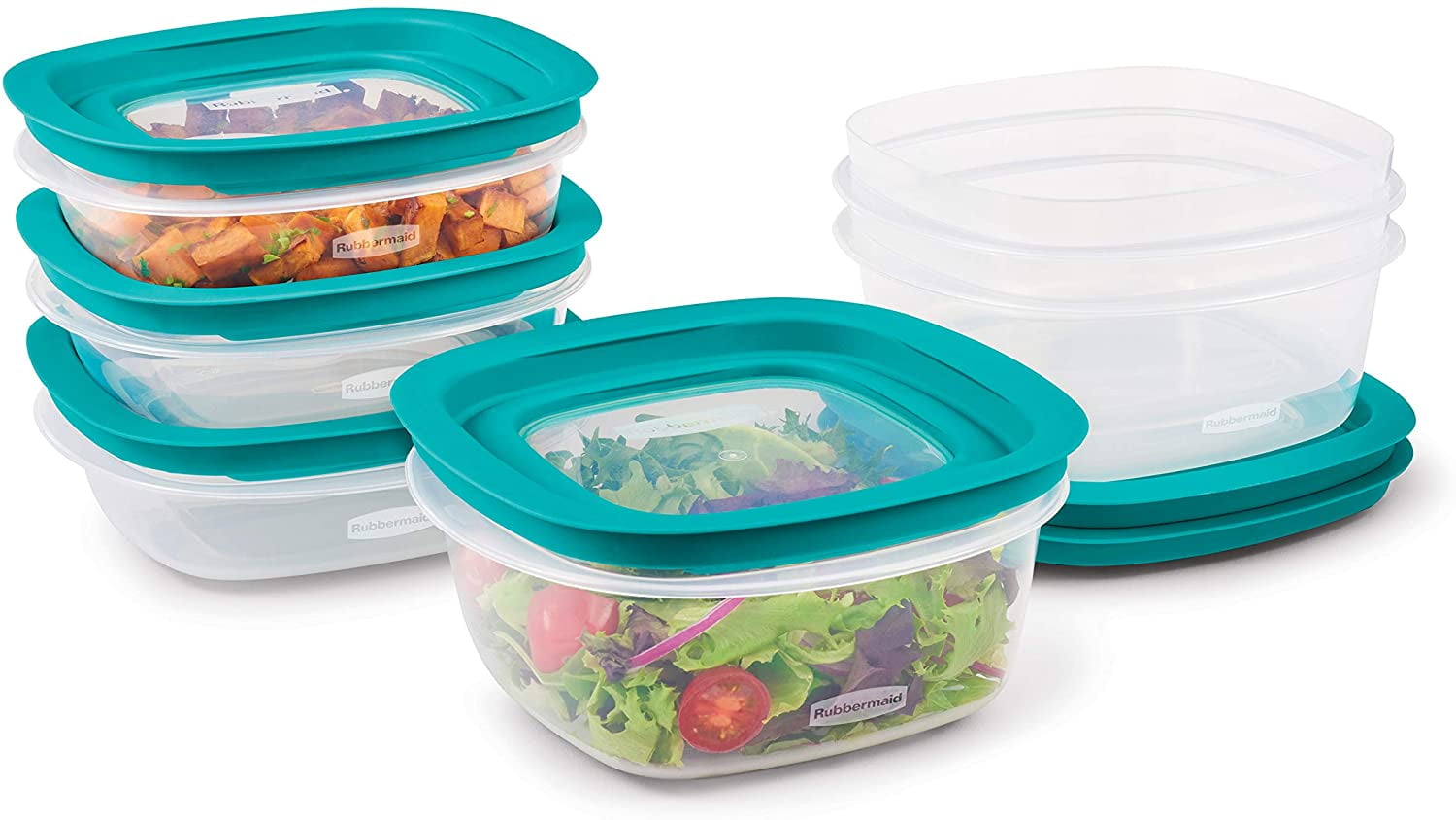 Rubbermaid EasyFindLids with Press & Lock Leak Proof Lids Food Storage