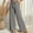 #Gray, variant on DPTALR George Women's Plus Size Wide Leg Lounge Pants with Pockets,High Waisted Palazzo Trousers with Adjustable Tie Knot,Gray,Size XXXL