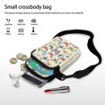 thumbnail image 7 of HELLHERO Colorful Butterfly Pattern with Shoulder Strap Underarm Shoulder Bag 4.33"x1.97"x7.09" for Men, Women Polyester, 7 of 7