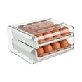 thumbnail image 4 of bbymog Storage - Container with Lid & Handle, Plastic Fridge Organizer, Clear Refrigerator Organizer Bins, Stackable Tray, 4 of 7
