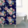 thumbnail image 4 of Daisy Pioneer Flower and Sunflowers Modern Waterproof Shower Curtain Set with 12 Hooks, Washable Decorative Bathroom Shower Curtain, 4 of 6