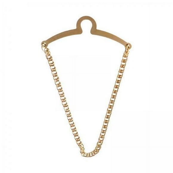 Yinanstore 2-6pack Fashion Men Tie Chain Gold Plating Classic Gift Shirt Accessories Brooch 2 Pcs