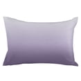 thumbnail image 2 of Purple Ombre King Size Pillow Cover, Pillowcase Protectors with Zipper, Breathable Decorative Throw Pillow Case Cover, White Gradient Modern Abstract Art Pillow Shams for Couch Sofa 20x36Inch, 2 of 8