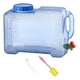 thumbnail image 3 of Jarra de almacenamiento de agua para acampar de 2 galones de transporte de botellas de agua con grifo y manija, Contenedor de agua de cubo de Sin tapa de agujero. shamjiam Contenedor de bebidas de campamento, 3 of 9