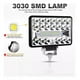 thumbnail image 5 of Par Faros 6'' Auxiliares Cuadrados 144w Hi/lo Auto Moto 4x4, 5 of 7
