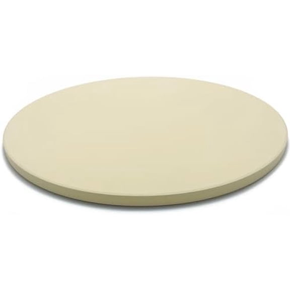 Heavy 20“ Round Ceramic Pizza Stone for Big Green Egg XL, Kamado Joe Big Joe 24-inch Charcoal Grill and others Smokers$$Garden & Patio