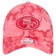 thumbnail image 2 of Women's New Era Scarlet San Francisco 49ers Trippy 9TWENTY Adjustable Hat, 2 of 6